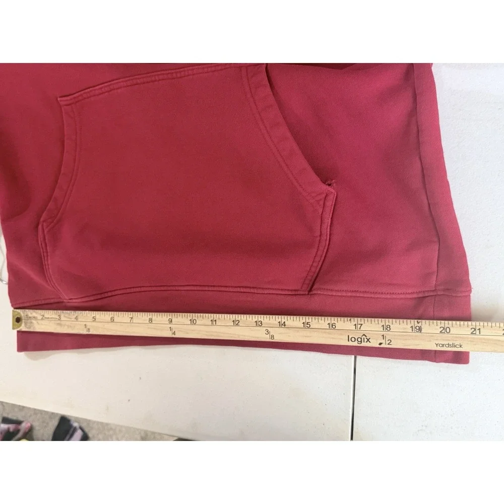 Jordan Nike Hoodie Mens Large Red Pullover Fleece Sweatshirt Jumpman Air Logo